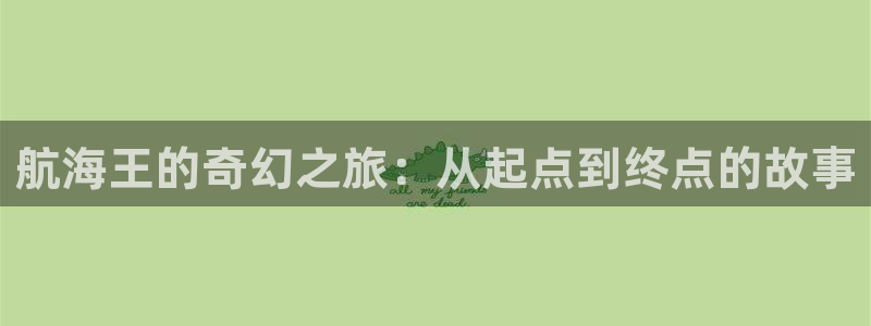 yy漫画www：航海王的奇幻之旅：从起点到终点的故事